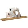 vidaXL Wandregal Wandmontiert Braun 120 x 23,5 x 4 cm Holzwerkstoff