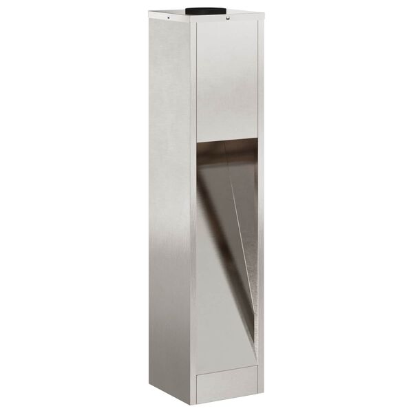 vidaXL Solar LED Wegeleuchte 2 pcs Silber Edelstahl