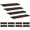 vidaXL Treppenstufen 12 stk. 100 x 25 x 2 cm Dunkelbraun