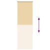 vidaXL Verdunkelungsrollo Beige 55x150cm Stoffbreite 50,7 cm Polyester