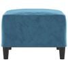 vidaXL Fußhocker Blau 70x55x41 cm Samt