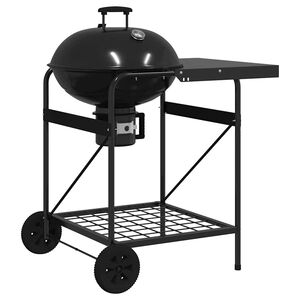 vidaXL Outdoor Grill 91 x 71 x 107 cm Metall Schwarz
