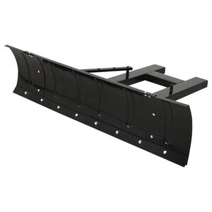 vidaXL Schneeschild f&uuml;r Gabelstapler 150x38 cm Schwarz
