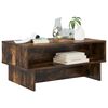 vidaXL Couchtisch Ger&auml;ucherte Eiche 80 x 46 x 35 cm Holzwerkstoff