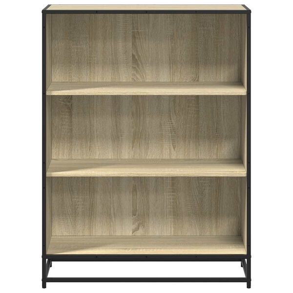vidaXL Bücherschrank Sonoma-Eiche 80,5x35x107,5 cm Holzwerkstoff