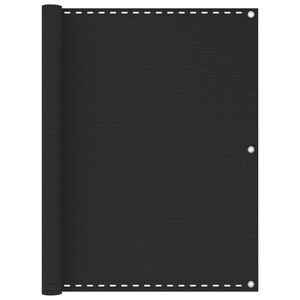 vidaXL Balkon Sichtschutz Anthrazit 120x600 cm HDPE