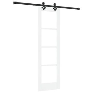 vidaXL Schiebet&uuml;r ORKDAL 61 x 198,5 cm Massivholz Kiefer und Glas