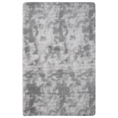 vidaXL Shaggy-Teppich Grau 230x160 cm