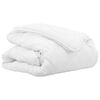 vidaXL 2-in-1 Bettdecke 220 x 200 x 10 cm Winter Polyester Wei&szlig;
