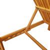 vidaXL Sonnenliege &Ouml;l-Natur 200 x 55 x 94 cm Massivholz Akazie