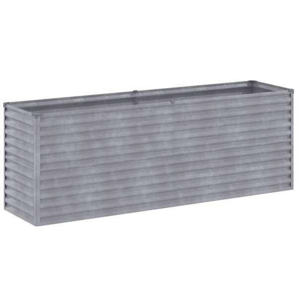 vidaXL Garten-Hochbeet 196 x 50 x 69 cm Cortenstahl