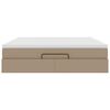 vidaXL Ottoman-Bett mit Matratze Cappuccino-Braun 160x200cm Kunstleder