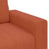 vidaXL Zweisitzer-Sofa Rot Orange 160x77x82 cm Cordstoff