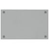 vidaXL Magnettafel Wandmontage Wei&szlig; 80x50 cm Hartglas