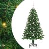 vidaXL K&uuml;nstlicher Weihnachtsbaum mit 150 LEDs mit St&auml;nder Gr&uuml;n 150 cm