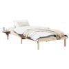vidaXL Bettrahmen Natur 75 x 190 cm Massives Kiefernholz