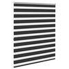 vidaXL Zebra-Rollo 140,9 x 175 cm, Stoffbreite 136,7 cm, schwarz