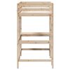vidaXL Hochbett mit Schreibtisch 90x190 cm Massivholz Kiefer