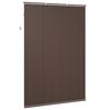 vidaXL Venetianer Jalousie Dunkelbraun mit Muster 213 x 160 cm PVC