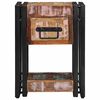 vidaXL Nachttisch 2 pcs Mehrfarbig 30 x 30 x 40 cm Massives Altholz