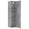 vidaXL TV-Schrank Betongrau 30,5x30x110 cm Holzwerkstoff