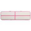 vidaXL Aufblasbare Gymnastikmatte mit Pumpe 700x100x15 cm PVC Rosa