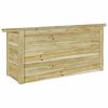 vidaXL Aufbewahrungsbox mit Speicher Natur 119 x 44,5 x 58 cm