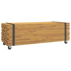 vidaXL Couchtisch 110x45x35 cm Massivholz Teak