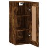 vidaXL Wandschrank R&auml;uchereiche 34,5x34x90 cm Holzwerkstoff