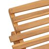vidaXL Sonnenliege Braun 184 x 55 x 59 cm Massives Teakholz