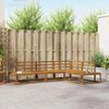 vidaXL Outdoor-Sofagarnitur 4 St&uuml;ck Natur Massivholz Akazie