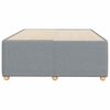 vidaXL Bettgestell ohne Matratze Hellgrau 120x200 cm Stoff