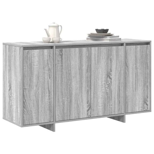 vidaXL Sideboard Graues Sonoma 135 x 41 x 75 cm Holzwerkstoff