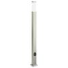 vidaXL Pollerleuchte mit Auslass 110 cm Edelstahl IP44