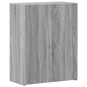 vidaXL Aktenschrank Grau Sonoma 60x32x77,5 cm Holzwerkstoff