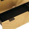 vidaXL Sideboard 3 pcs Schwarz und Gold 60 x 33 x 75 cm