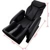vidaXL Massagesessel Schwarz Kunstleder