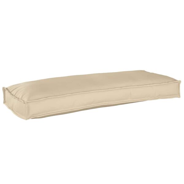 vidaXL Kissen Beige 100 x 40 x 8 cm Oxford-Stoff