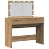 vidaXL Schminktisch Artisan-Eiche 100 x 40 x 120 cm Holzwerkstoff