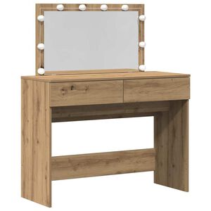 vidaXL Schminktisch Artisan-Eiche 100 x 40 x 120 cm Holzwerkstoff