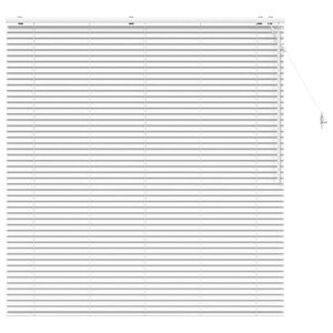 vidaXL Venezianische Jalousie Wei&szlig; 160 x 160 cm 35 mm