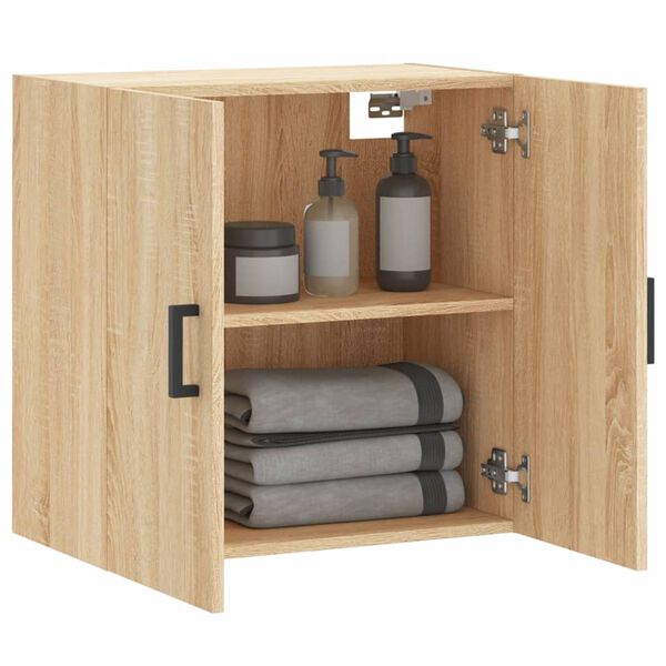 vidaXL Wandschrank Sonoma-Eiche 60x31x60 cm Holzwerkstoff