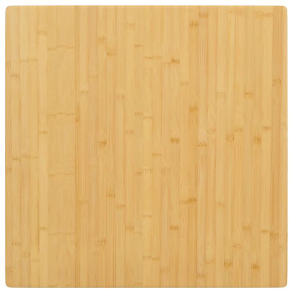 vidaXL Tischplatte 80x80x2,5 cm Bambus