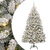 vidaXL K&uuml;nstlicher Weihnachtsbaum 180 cm 300 LEDs Warmes Wei&szlig;