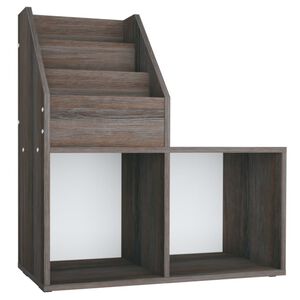 vidaXL Kinder-B&uuml;cherregal Grau Sonoma-Eiche 71x30x78,5cm Holzwerkstoff