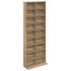 vidaXL CD Regal Artisan-Eiche 65 x 23,5 x 175 cm Holzwerkstoff