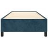 vidaXL Bettgestell ohne Matratze Dunkelblau 100x200 cm Samt