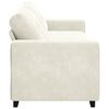 vidaXL 3-Sitzer Sofa Creme 180 cm Samt