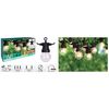 ProGarden LED Garten-Lichterkette 10 Lampen 24V