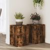 vidaXL Pflanzenst&auml;nder 2 Stk. R&auml;uchereiche 25x25x35 cm Holzwerkstoff